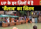UP Flood : पहाड़ी इलाक़ों में हो रही बारिश का असर अब मैदानी इलाक़ों में, बढ़ा बाढ़ का ख़तरा | News18