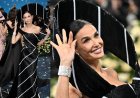 Met Gala 2025 में डेमी मूर की विशाल नेक टाई ड्रेस ने मचाई धूम