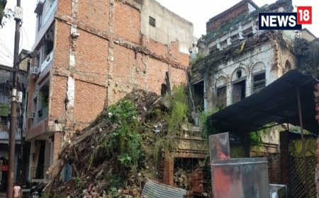 कानपुर की गलियों में बने मकान गिरने की कगार पर, खतरें में 4 हजार जिंदगी