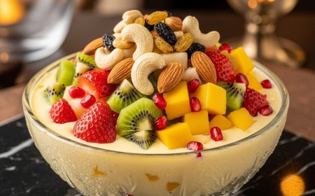 दूध और रंग-बिरंगे फलों से तैयार करें क्रीमी फ्रूट कस्टर्ड, जो सबका दिल जीत ले