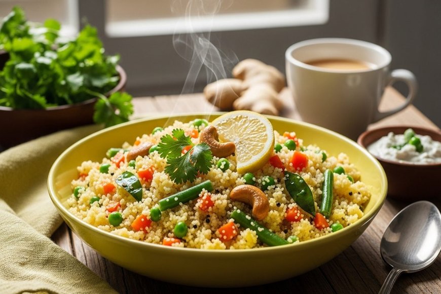 नाश्ते की टेंशन खत्म! सिर्फ 15 मिनट में बनाएं ऐसा इंस्टेंट सूजी उपमा, जो स्वाद और सेहत दोनों दे