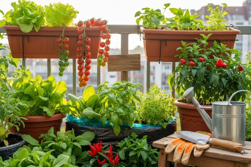 क्या आपकी बालकनी बन सकती है मिनी फार्म? जानिए कैसे कम जगह में उगाएं ताजी और केमिकल-फ्री सब्जियां