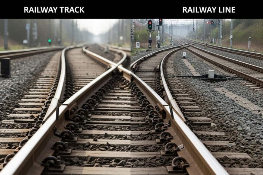 आखिर रेलवे ट्रैक और रेलवे लाइन के बीच क्यों होता है इतना बड़ा फ़र्क? यहां जानें असली वजह!