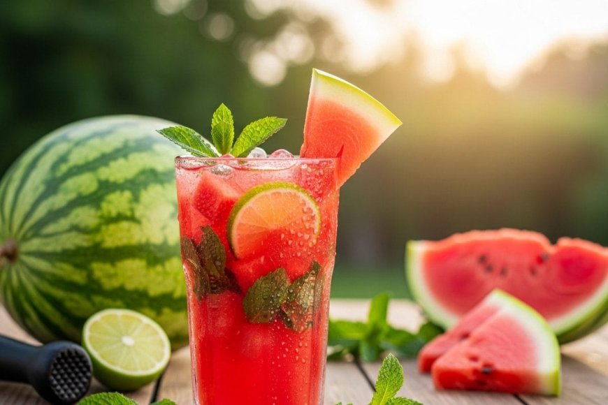 प्यास बुझाने का नया ट्रेंड! सिर्फ 5 मिनट में बनाएं तरबूज मोहितो, जिसे पीकर बार-बार बनाने का करेगा मन